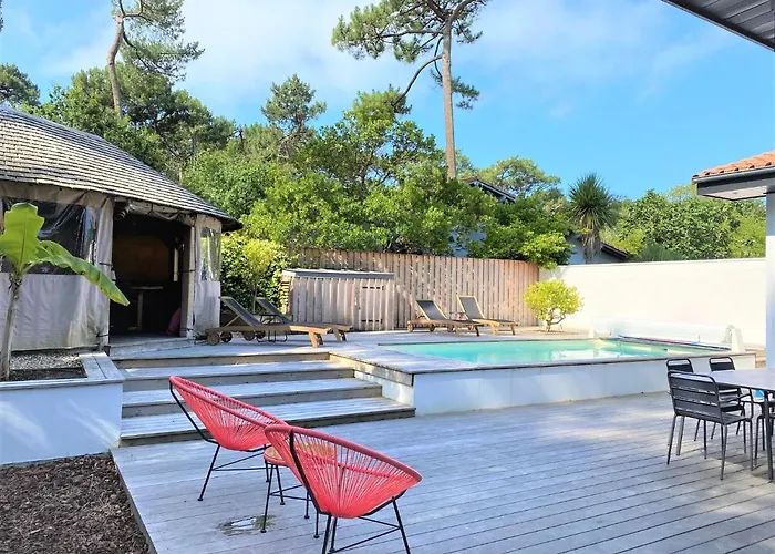 Villa Familiale au Pyla sur Mer, piscine et plage avec Piscine