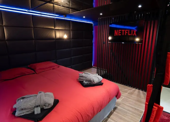 Aparthotel Capsule Secret jacuzzi jeux de couple à Valenciennes