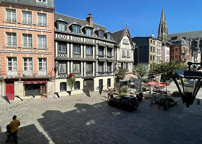 Appartement Le 1732, Rouen Coeur D'Histoire, Duplex Au Calme