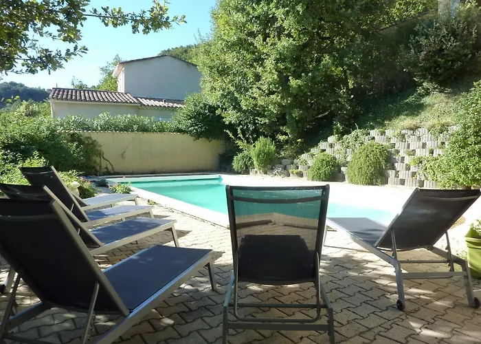 Villa With Private Pool And Panoramic View Saint-Paul-Trois-Châteaux avec Piscine