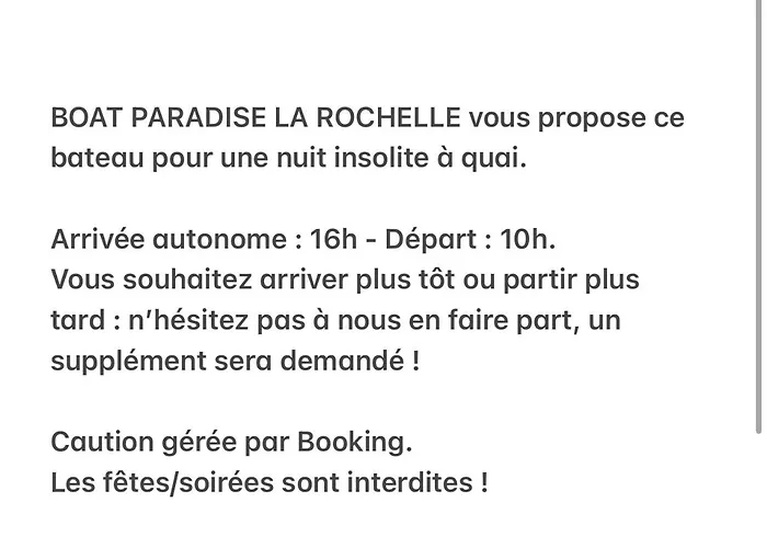 Une Nuit Sur Un Magnifique Bateau Linge Et Menage Inclus - Boat Paradise La Rochelle La Rochelle 