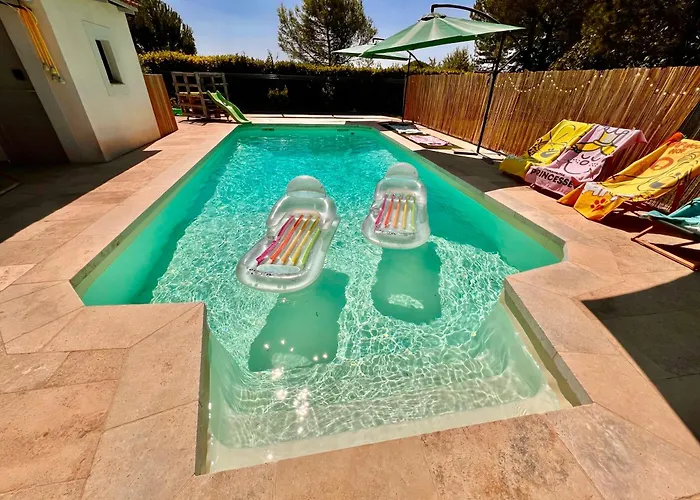 Au calme, gite avec piscine securisee - Luberon Pertuis avec Piscine