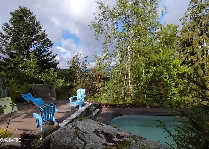 Chalet Nature Ressourcement 15 pers 4 étoiles VOSGES-GERARDMER Le Tholy avec Piscine