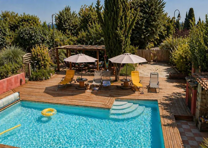 Domaine du Prieuré Couvent&Presbytère Carcassonne avec Piscine