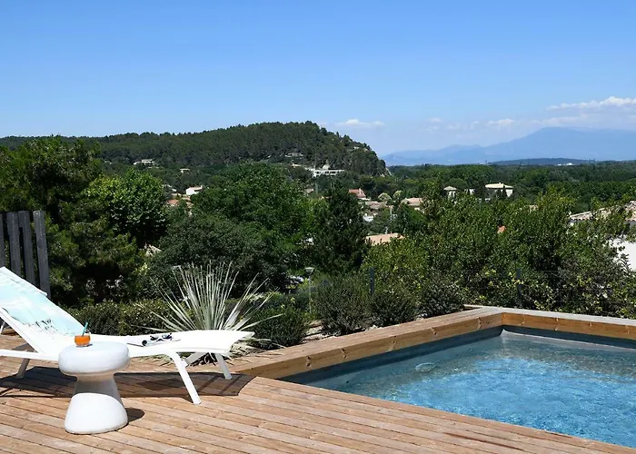 Les Loges en Provence Villa Ventoux Villeneuve-lès-Avignon avec Piscine